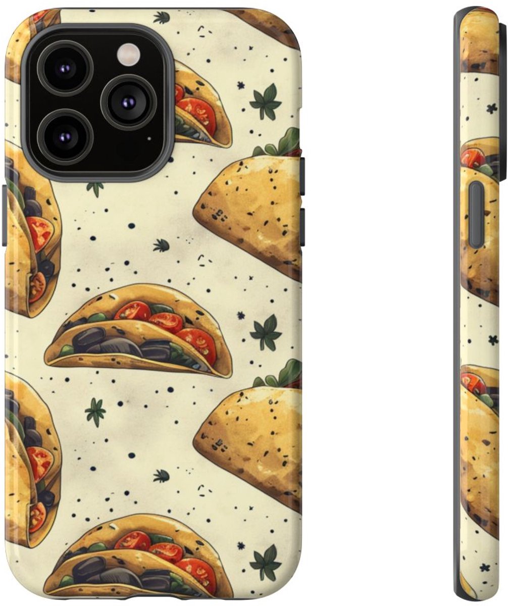 Taco Patroon met Kruiden – Telefoonhoesje Geschikt voor iPhone 14 Pro Max