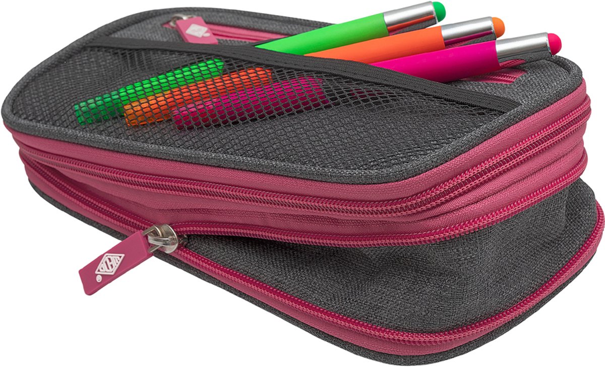 Wedo Etuin NEON 'Stretch' - Groen/Antraciet op Prijzenvolger.com