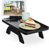 Plateau d'accoudoir - avec support pour téléphone - 12 x 40,5 x 25 cm - bambou