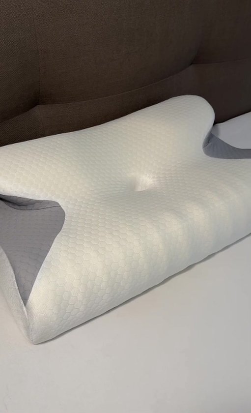 Oreiller ergonomique - Oreiller cervical - Pour les personnes dormant sur le dos, le ventre et le côté - Mousse à mémoire de forme - Oreiller de couchage - Oreiller - Oreiller ergonomique - Coussins orthopédiques