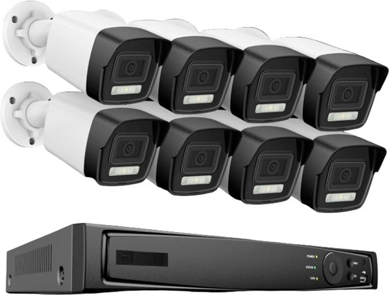 HiLook 8 Kanaals UltraHD 4k NVR Camera Recorder met PoE NVR-108MH-C/8P(D) HiLook NVR-108MH-C/8P