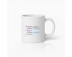 Programmeur Koffiemok – Grappige Codeer Mok voor Developers – Cadeau voor Programmeurs en IT'ers