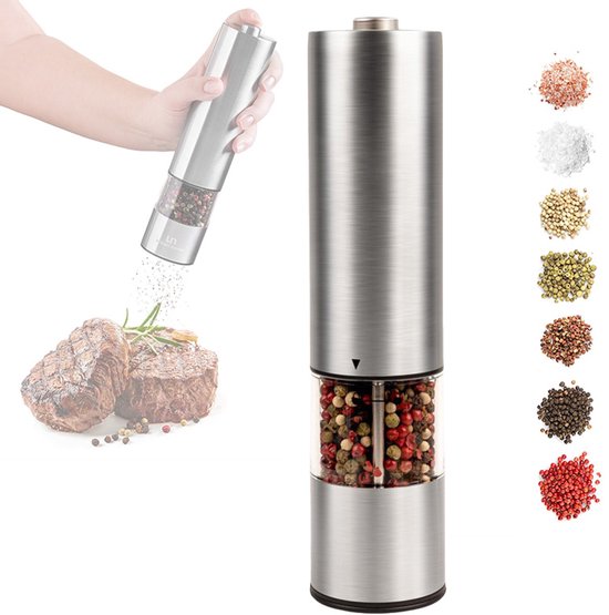 Moulin Bambou élégant Moulin à Sel Et Poivre Räder Avec Coffret Cadeau - Céramique Réglable - Sel Himalaya Inclus Broyeur Céramique Qualité
