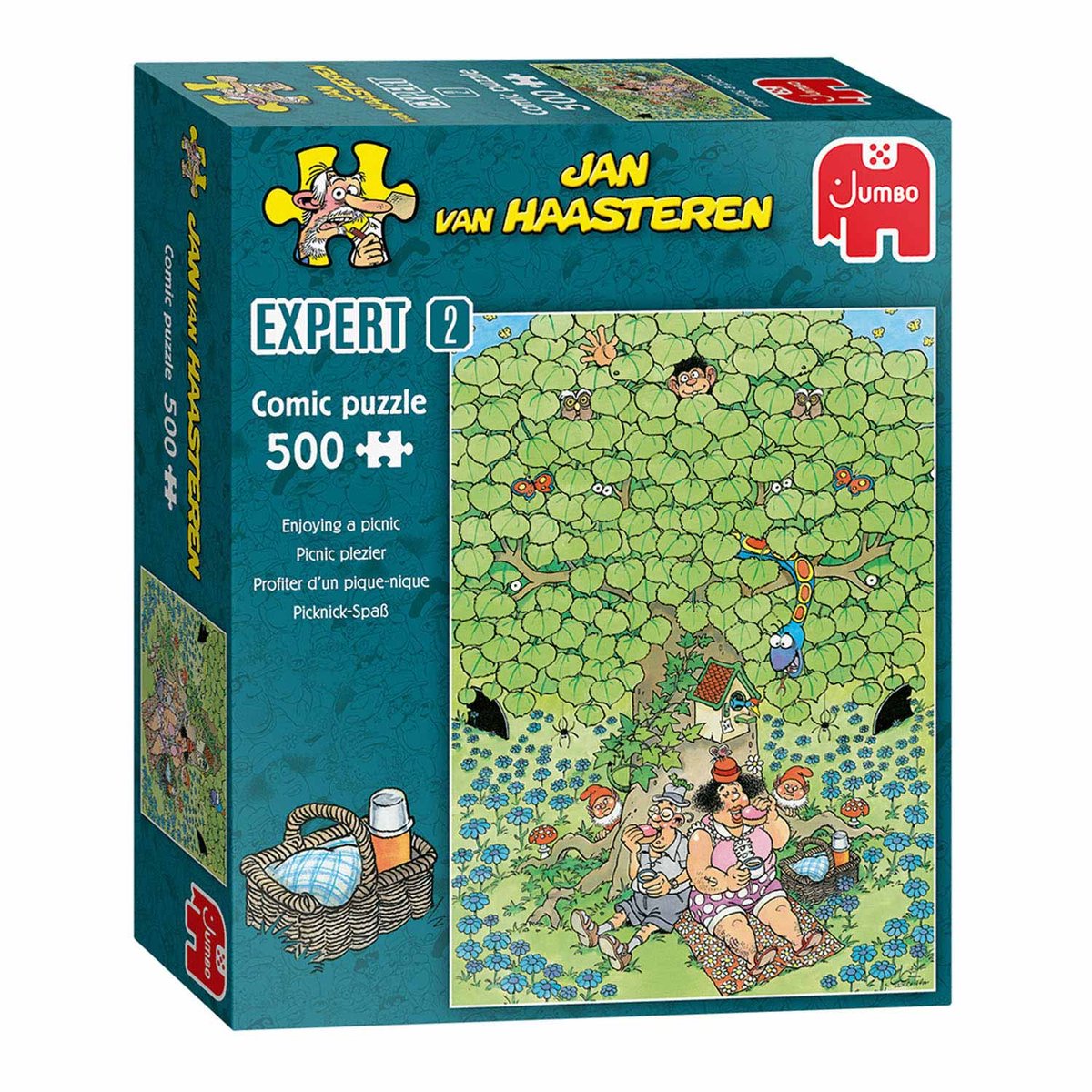 Bol.com Jan van Haasteren Expert 2 - Picknick Plezier - 500 stukjes puzzel aanbieding