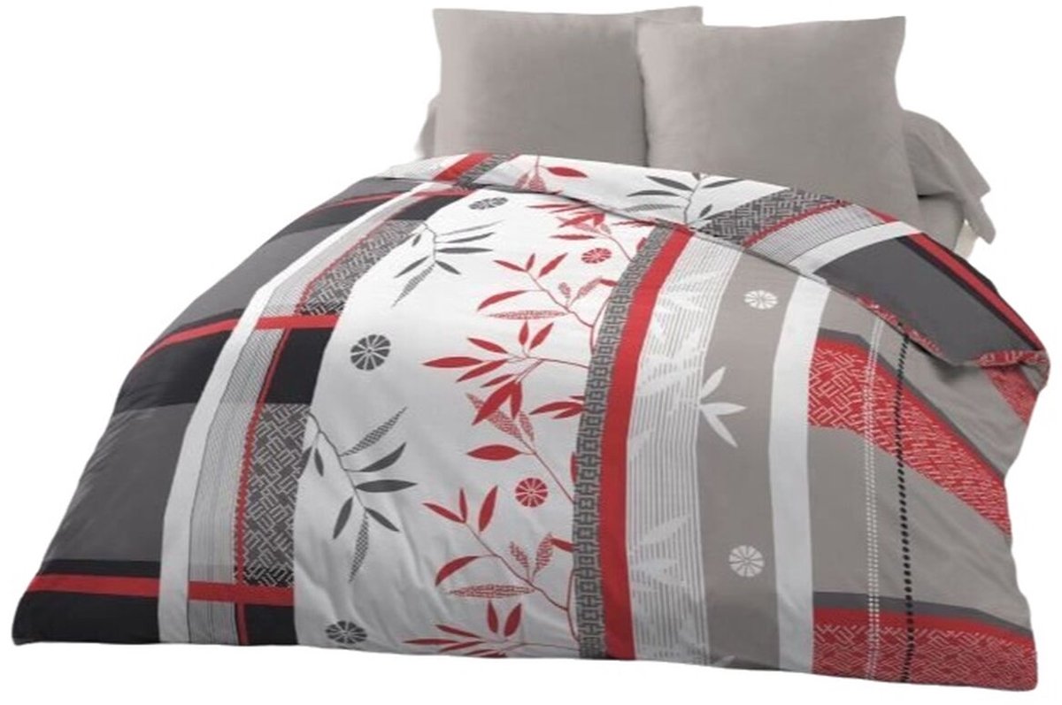 Dekbedovertrek set HOME LINGE PASSION SHIZUOKA Blauw Bed van 200 3 Onderdelen
