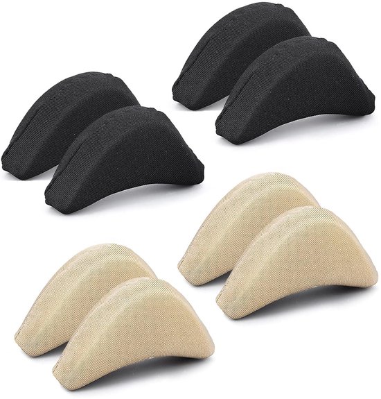 Foto: 8 stuks grote teen plug unisex schoenvuller zachte spons schoenvuller herbruikbare teenvuller voorvoet pad schoenvuller teenschoen insert sponspads voor vrouwen voetpijnverlichting