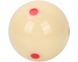 Witte keu bal voor biljart en pool, geschikt als trainingsbal voor biljarttafels, duurzaam materiaal voor nauwkeurige oefensessies