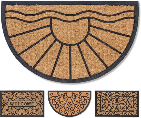 Preisvergleich für Casa Pura - Fußmatte Kokos Natur 24 mm 40 x 60 cm, BxHxT 40x0.2x60 cm