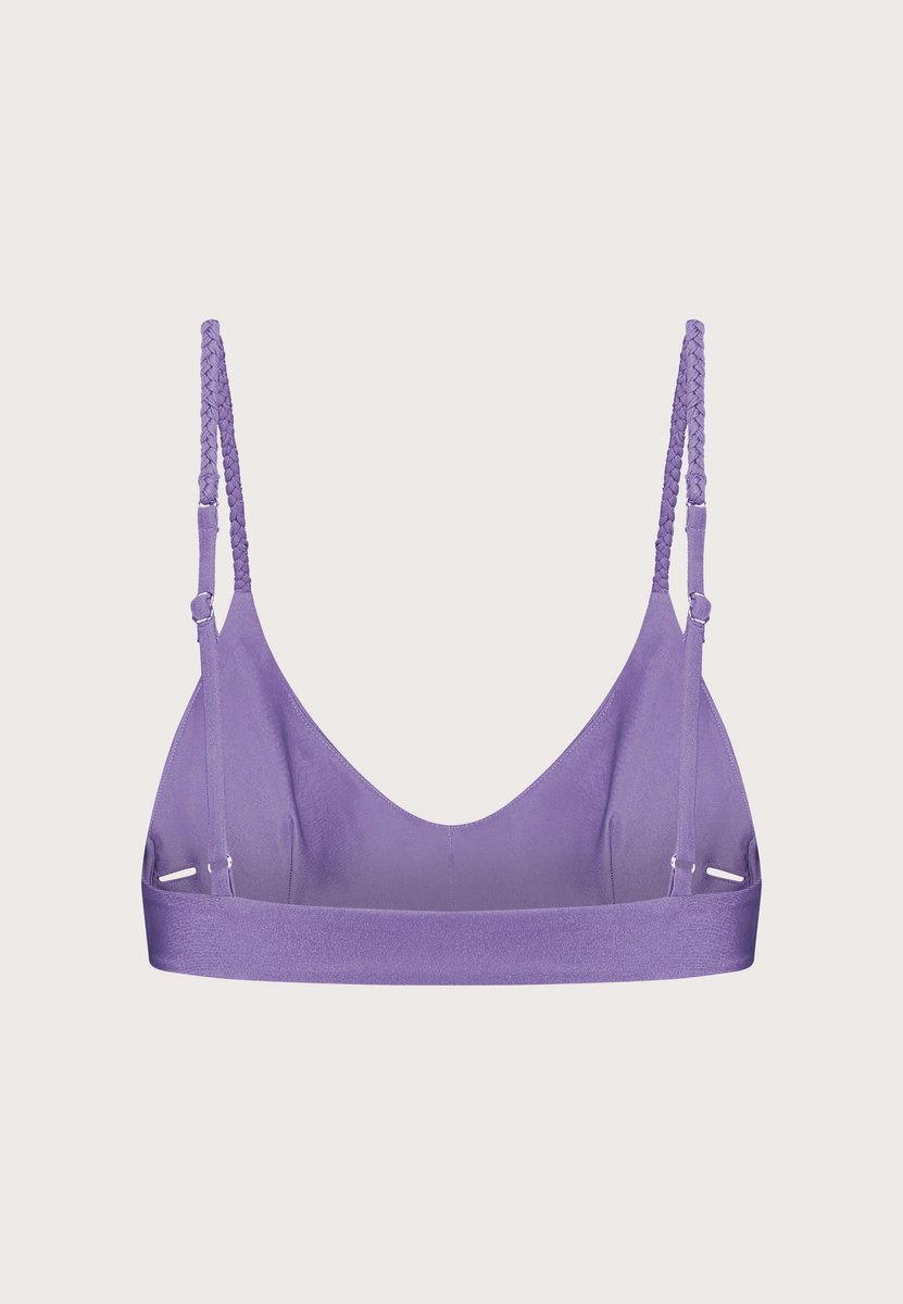 Braided Bandeau Bikinitopje Dames - Mat Bruin - Strapless Bikini Top - Gevlochten Detail - Comfortabele Pasvorm — afbeelding 2