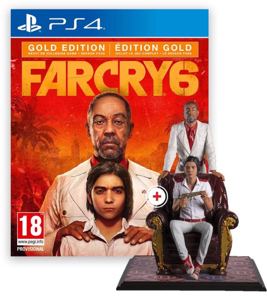 Far Cry 6 Gold Edition + Antón & Diego Castillo – Lions of Yara Figur
