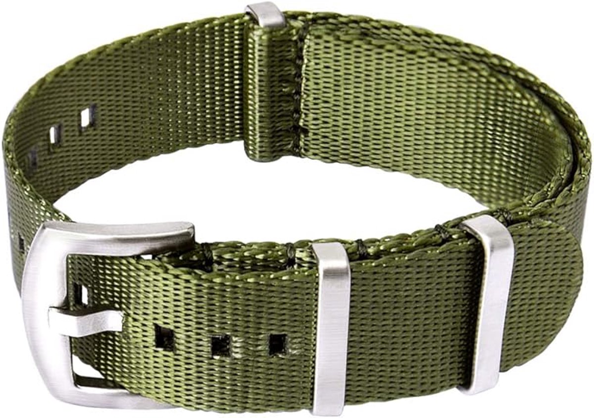 Militaire ballistische nylon horlogeband met zware gesp 22 mm premium nylon horlogeband voor mannen en vrouwen
