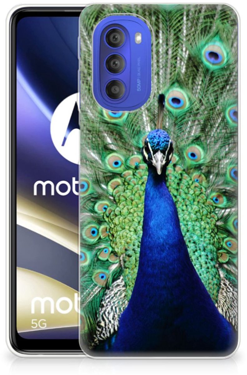 Motorola Moto G51 5G TPU Hoesje Pauw