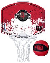 Wilson NBA Team Houston Rockets Mini Hoop WTBA1302HOU, Mixte, Rouge, Panneaux de Basketball, Taille : Taille unique