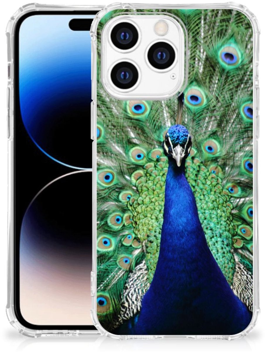 TPU Case Anti-Shock voor Apple iPhone 14 Pro Max Case Anti-shock Pauw