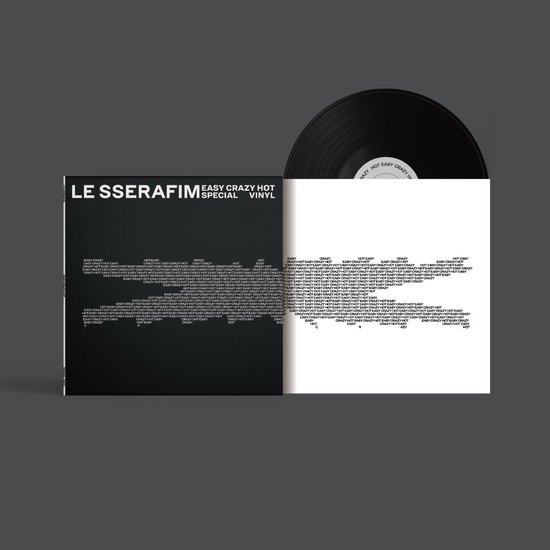 LPレコード　LE SSERAFIM Easy-crazy-hot Le Sserafim Easy Crazy Hot - Gekleurd vinyl LP - K-Pop met pop