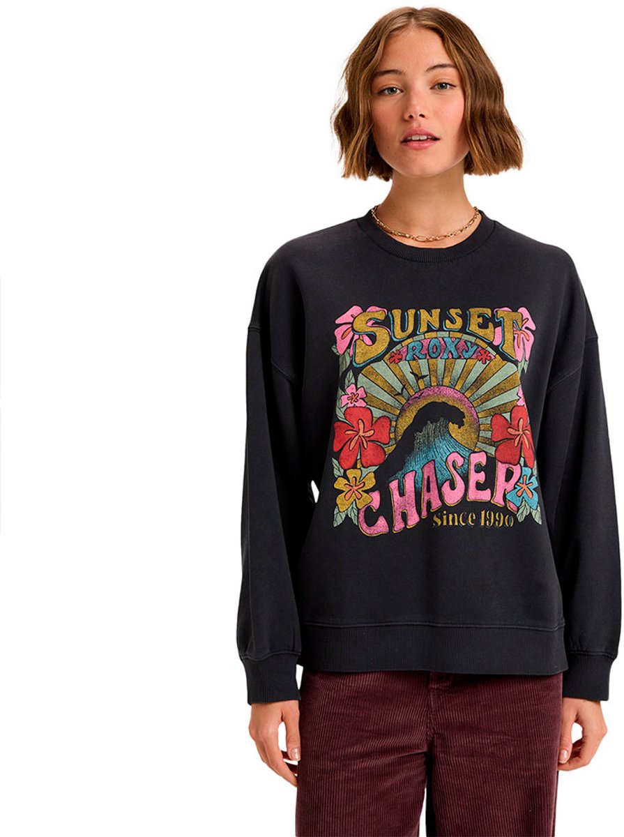 Roxy Lineup Sweatshirt XS Vrouw Antraciet