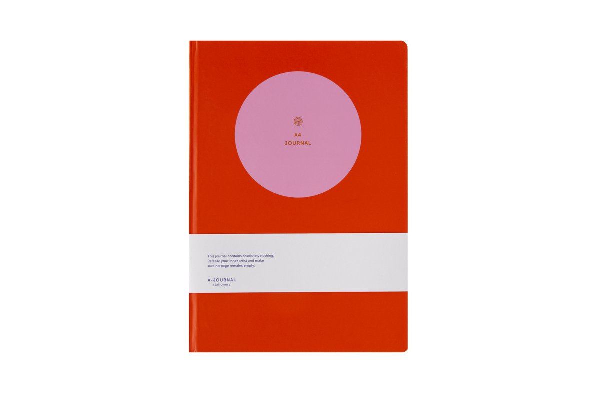 A-Journal - Notitieboek - A7 - gelijnd - 100 grams papier