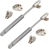 Set van 2 Italiana Ferramenta gasdrukdempers KRABY lift up (120 Newton, 277 mm totale lengte) Schokdempers geschikt voor naar boven openende kastkleppen