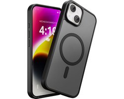 Hoesje Geschikt voor iPhone 14 Plus - Zwart - Geschikt voor MagSafe – Slank, Sterk en Shock proof