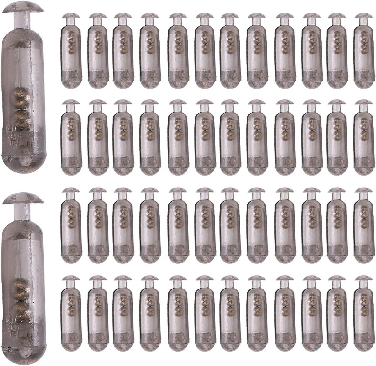 15mm Visklokken - 50 Stuks - Duurzame Klokken voor Vis Lokken - Visklokken Buis - Hengelaccessoires