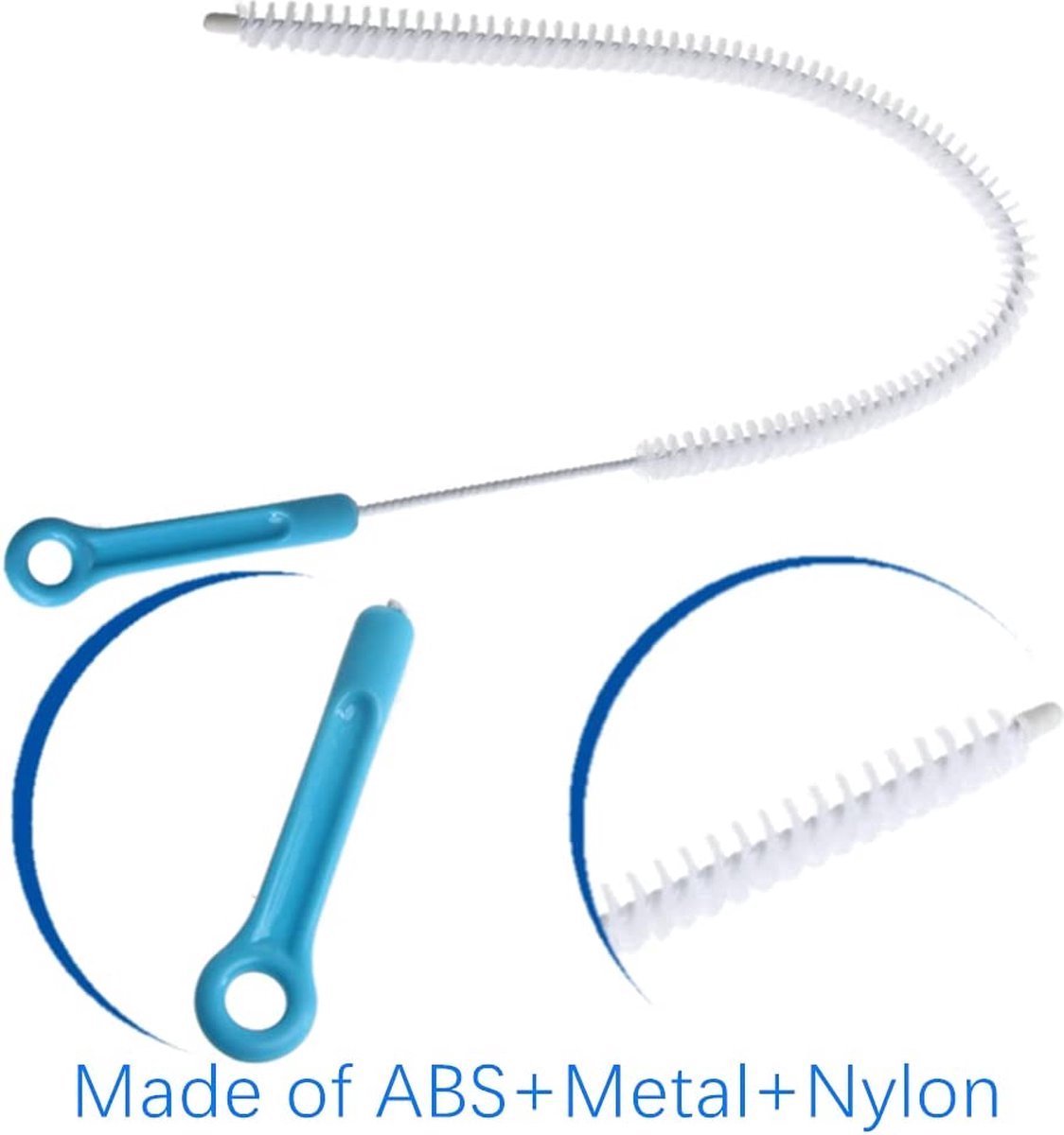Soroh® - Gootsteen ontstopper - afvoerpijpontstopper - ontstoppingsveer - herbruikbaar - gootsteenborstel - afvoer ontstopper - reinigingsveer - wasbak reiniger - afvoer filter - riool buisje - pijp