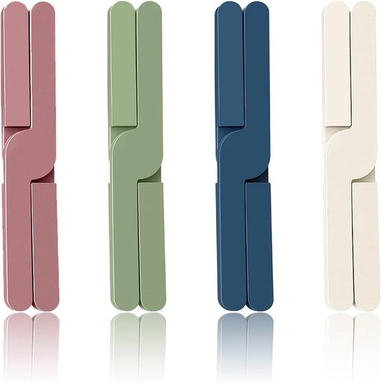 Lot de 4 maniques en silicone résistantes à la chaleur - Maniques pliables pour casseroles chaudes - Protection contre la chaleur et maniques - Maniques pratiques - Accessoires de cuisine avec protection contre la chaleur