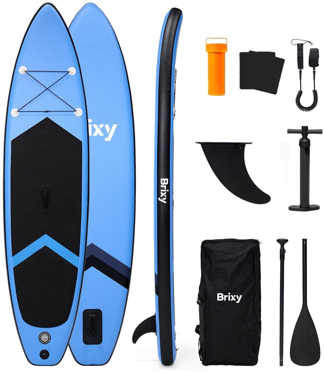 Inflatable SUP Board – Opblaasbare Stand Up Paddle – Peddelplank – SUP Surfboard – 305 Cm Lang – Maximaal 150 Kg Draagkracht