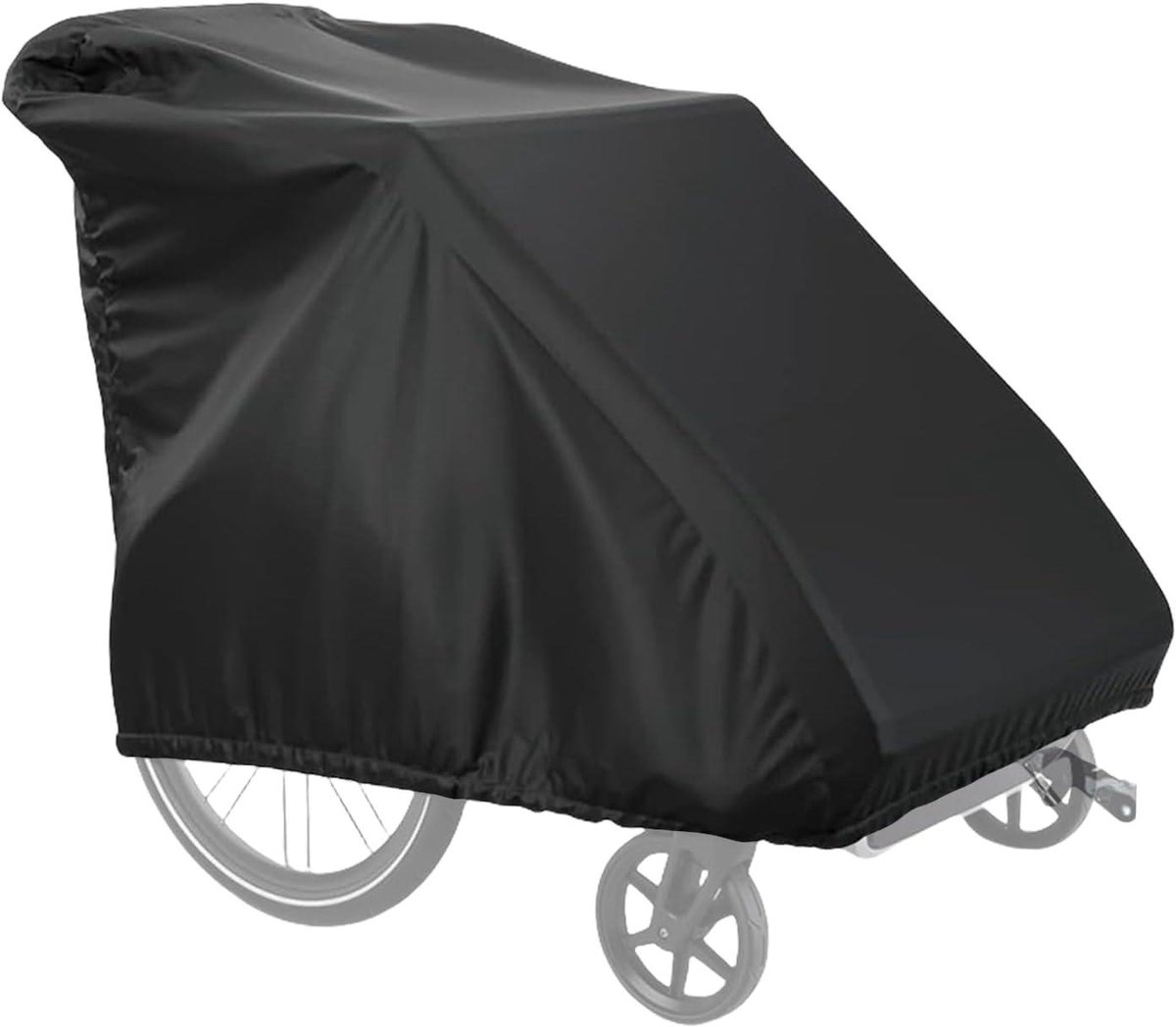 Allecto Plus - Waterdichte UV-bescherming Vouwgarage voor Fietsaanhangers - Oxford Afdekking - Accessoires voor Hondenaanhanger - 140 cm x 99 cm - Beschermhoes voor Fietskar