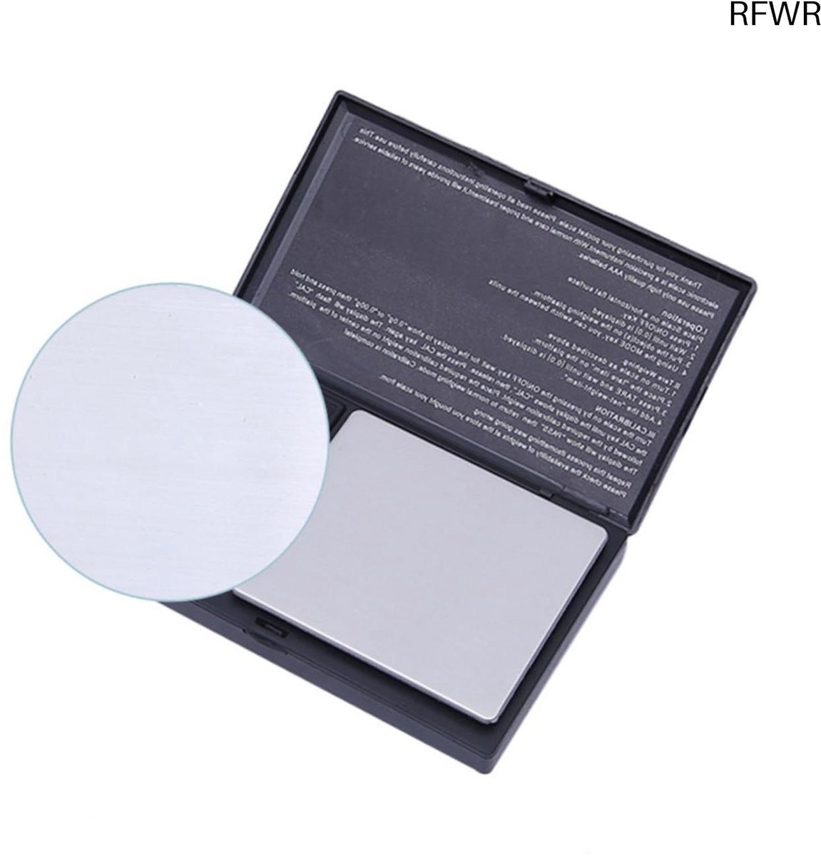 RFWR® Digitale Mini Pakketweegschaal 0,1 g voor Sieraden en Herladen