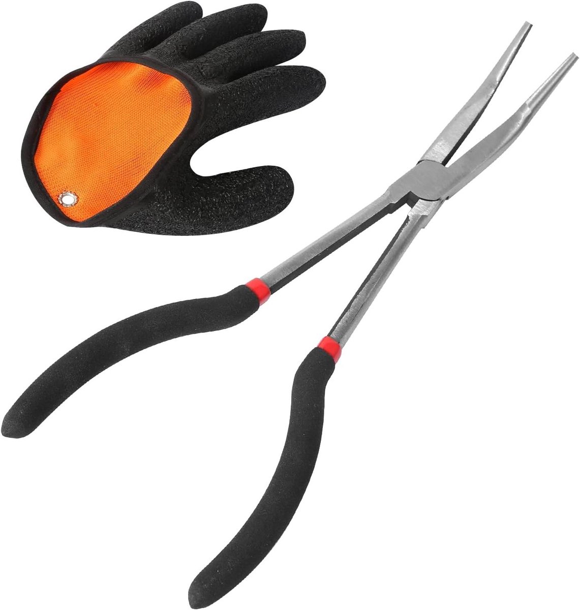 Allecto Plus - Hengeltang 28 cm voor het vangen van roofvissen met vishandschoenen