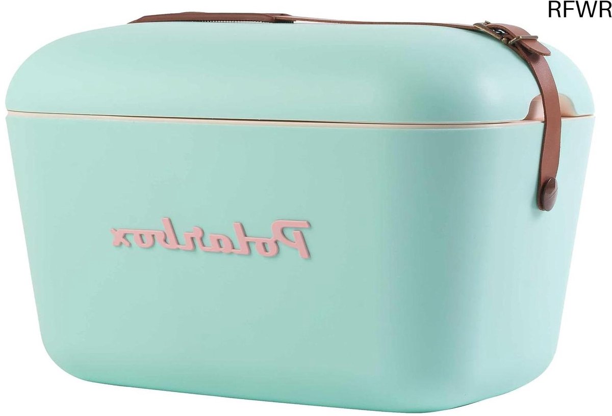 RFWR® Vintage koelbox 12 l - Groen - Perfect voor picknicks en kamperen
