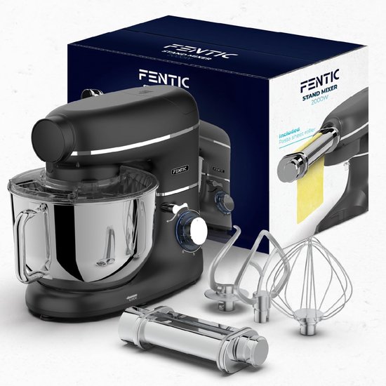 RFWR® Keukenmachine met Pastamachine - 2000W - 6,2L Mengkom - Ideaal voor Vers Pasta van RFWR — afbeelding 3
