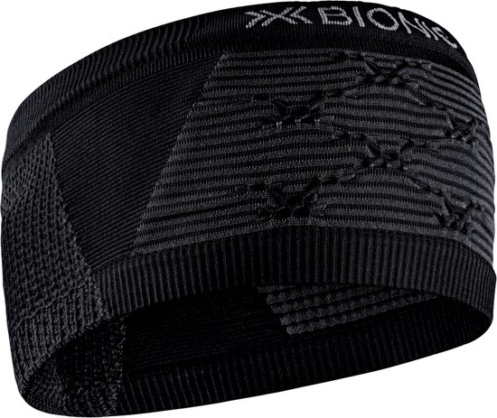 Bandeau X-BIONIC haute performance pour sports d'hiver, doté d'une bande anti-transpiration avancée et de la technologie 3D Bionic Sphere pour un confort et une régulation thermique optimaux - noir/gris, L/XL