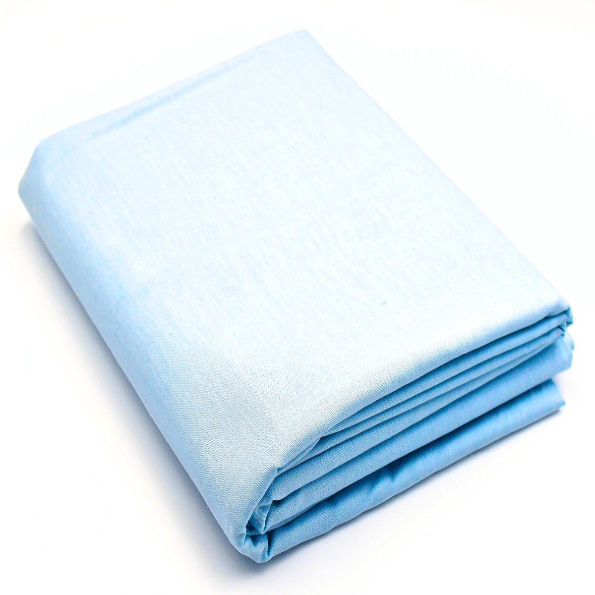 Virginia Tex-stof, verkocht per meter, 100% katoenen stof, grote breedte 240 cm, 100% katoenen stof Oeko-Tex Standard 100, effen kleuren om te naaien (lichtblauw 39, 100 cm)
