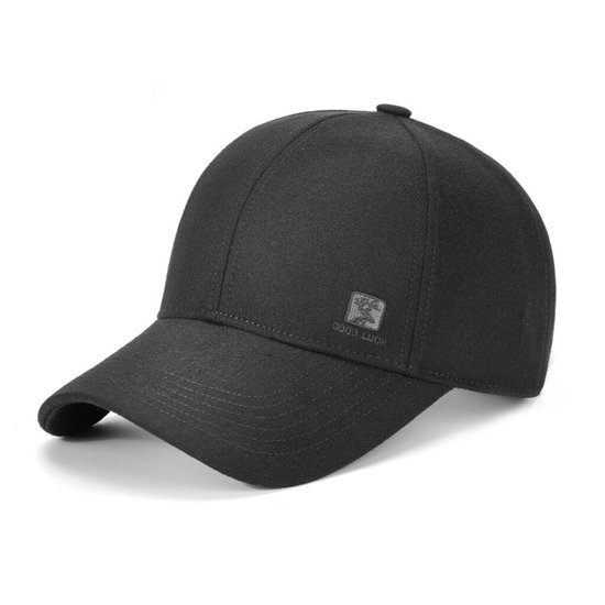 Su.B.dgn Verstelbare Baseball Cap – Unisex Golf Pet, Gestructureerde Pasvorm, Voorgebogen Klep, Zonbescherming - Zwart