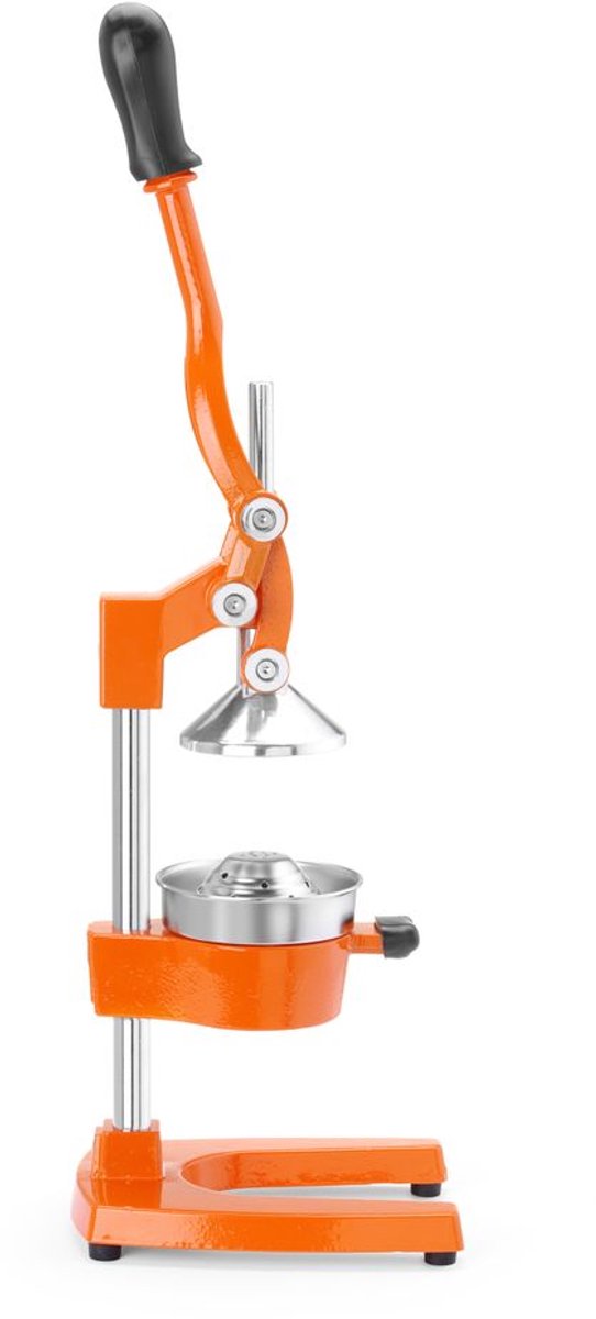 Hendi Citruspers Handmatig - Hevelmodel RVS / Chroom - Professionele Citruspers Horeca - 22,5x18x(H)51cm