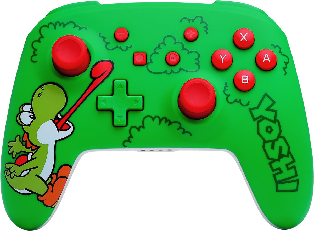 PowerA Draadloze Controller voor Nintendo Switch - Hungry Yoshi