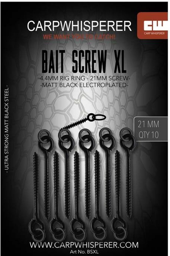 Carp Whisperer - Bait Screw 21mm (10st) van Carp Whisperer — afbeelding 2