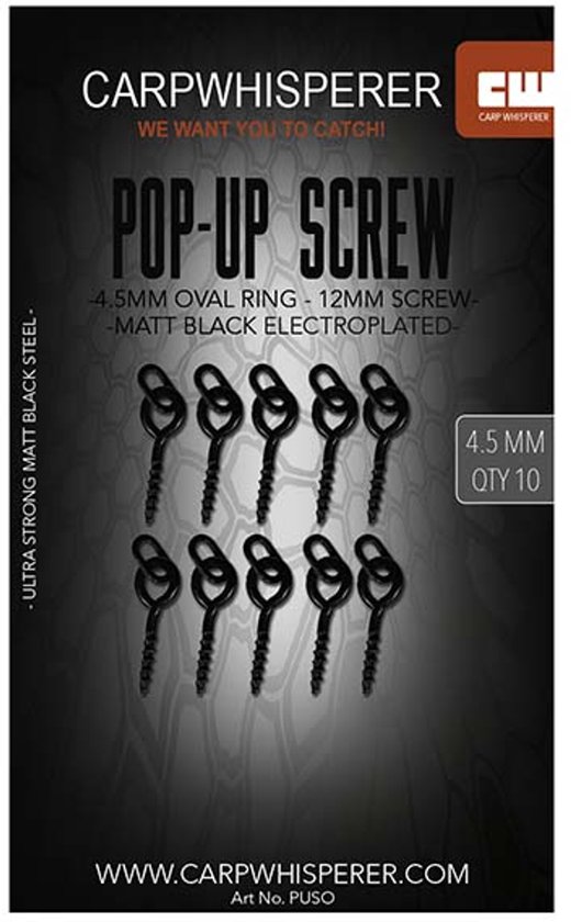 Carp Whisperer - Pop Up Screw (10st) van Carp Whisperer — afbeelding 4