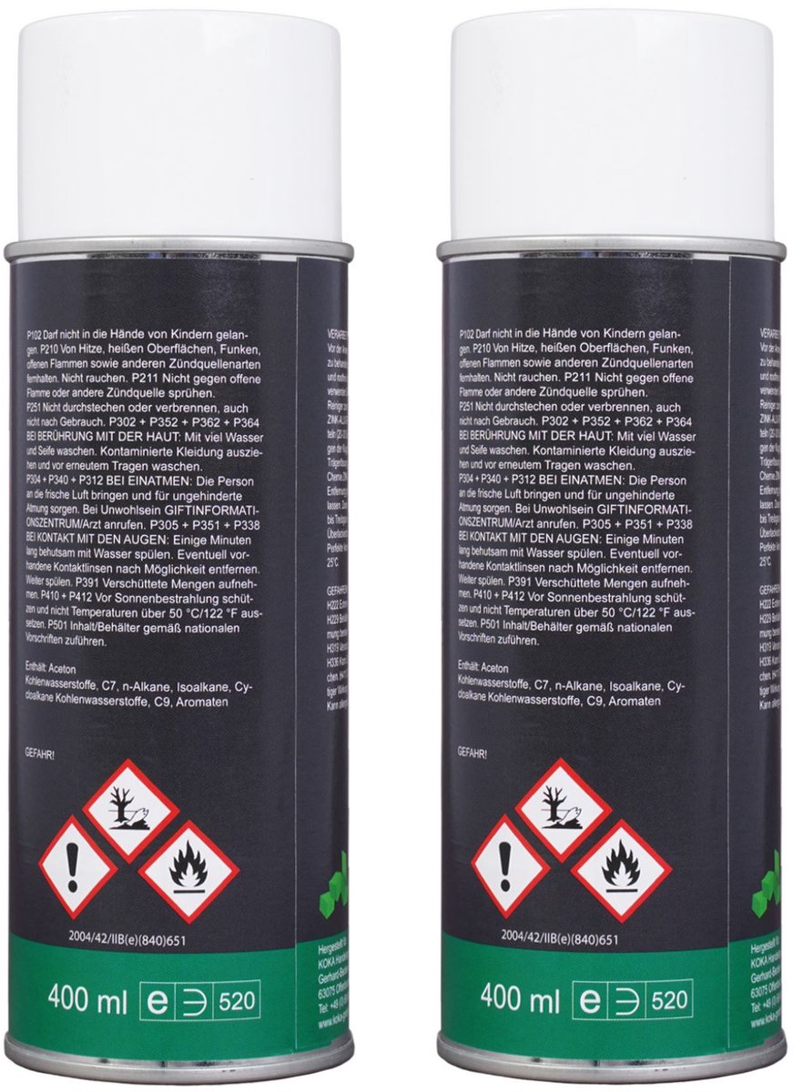 2x Zink-Alu Spray Zilver Mat