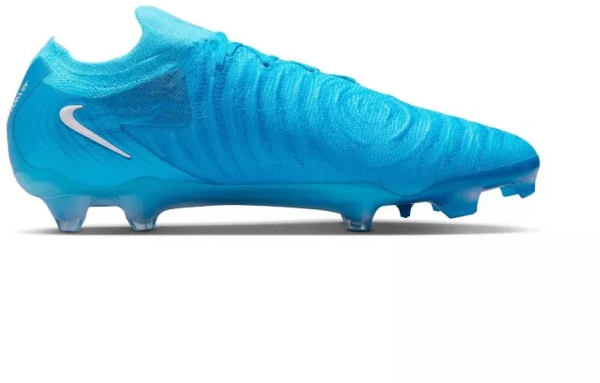 Nike Phantom GX II Elite FG voetbalschoen in maat 46, blauw, limited edition, met een gestroomlijnd ontwerp en stevige nop...