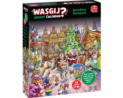 Wasgij Kerstmis Adventskalender - Rendier-ravage! - 24 puzzels met 54 stukjes - Aftelkalender - Advent Calender