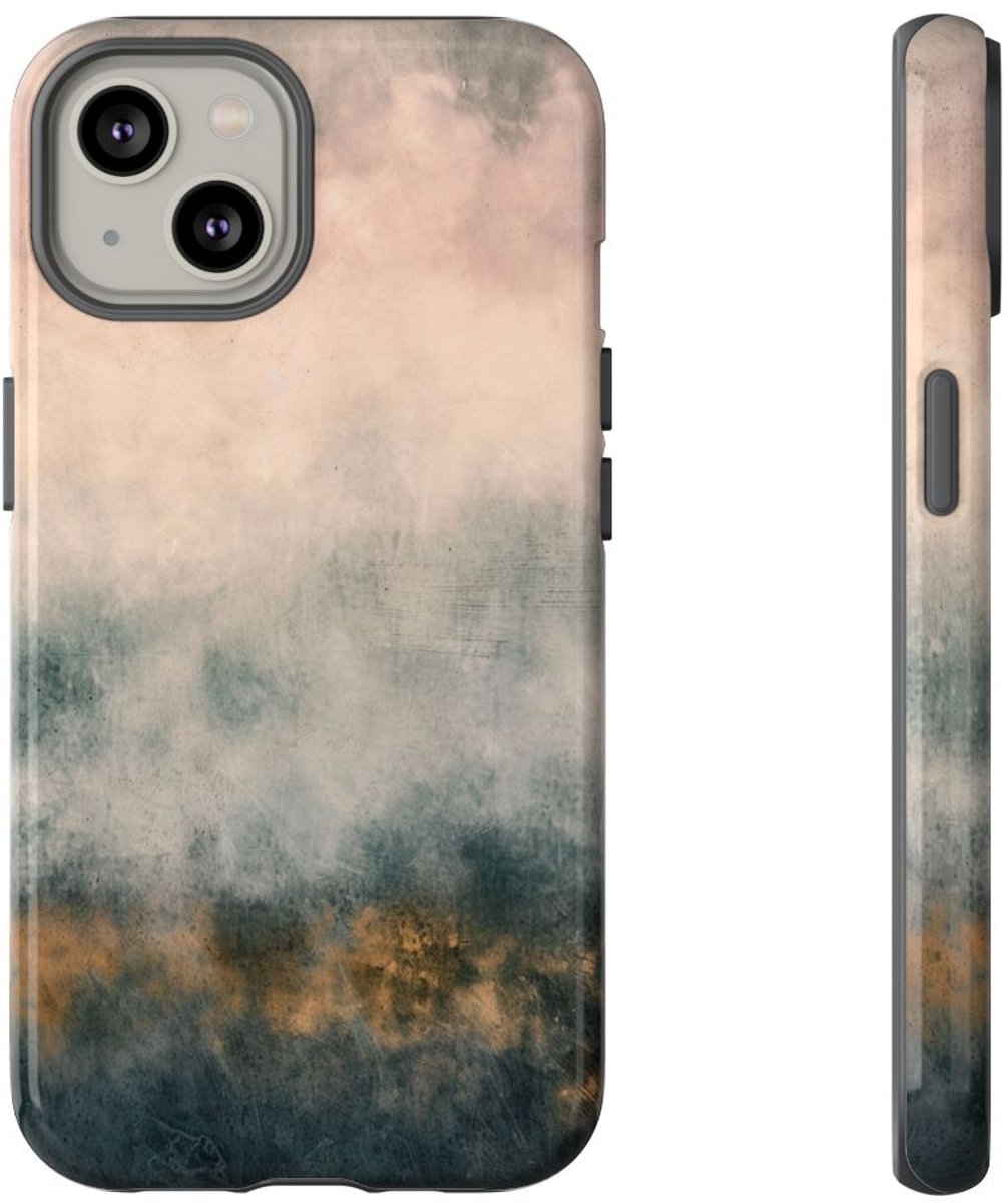 Zachte Wolkenstructuur Abstracte Kunst – Telefoonhoesje Geschikt voor iPhone 14