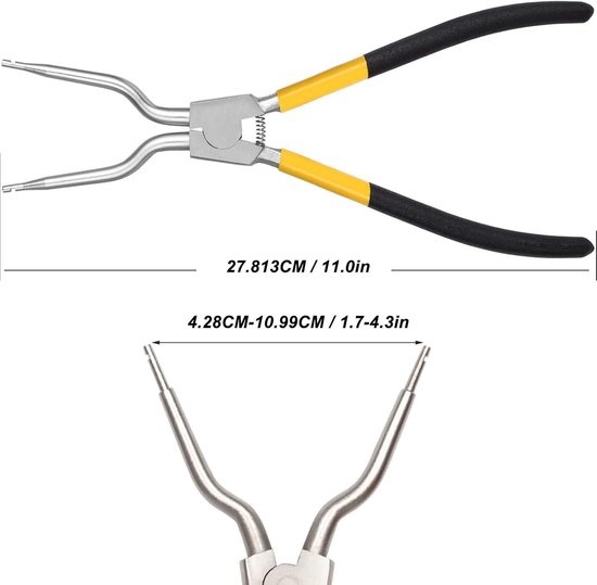 Binnenste/Buitenste Tub Lente Uitbreiding Tool - Wasmachine Removal Tool - Metalen Constructie Vervangen Voor Onderhoud van Merkloos	 — afbeelding 2