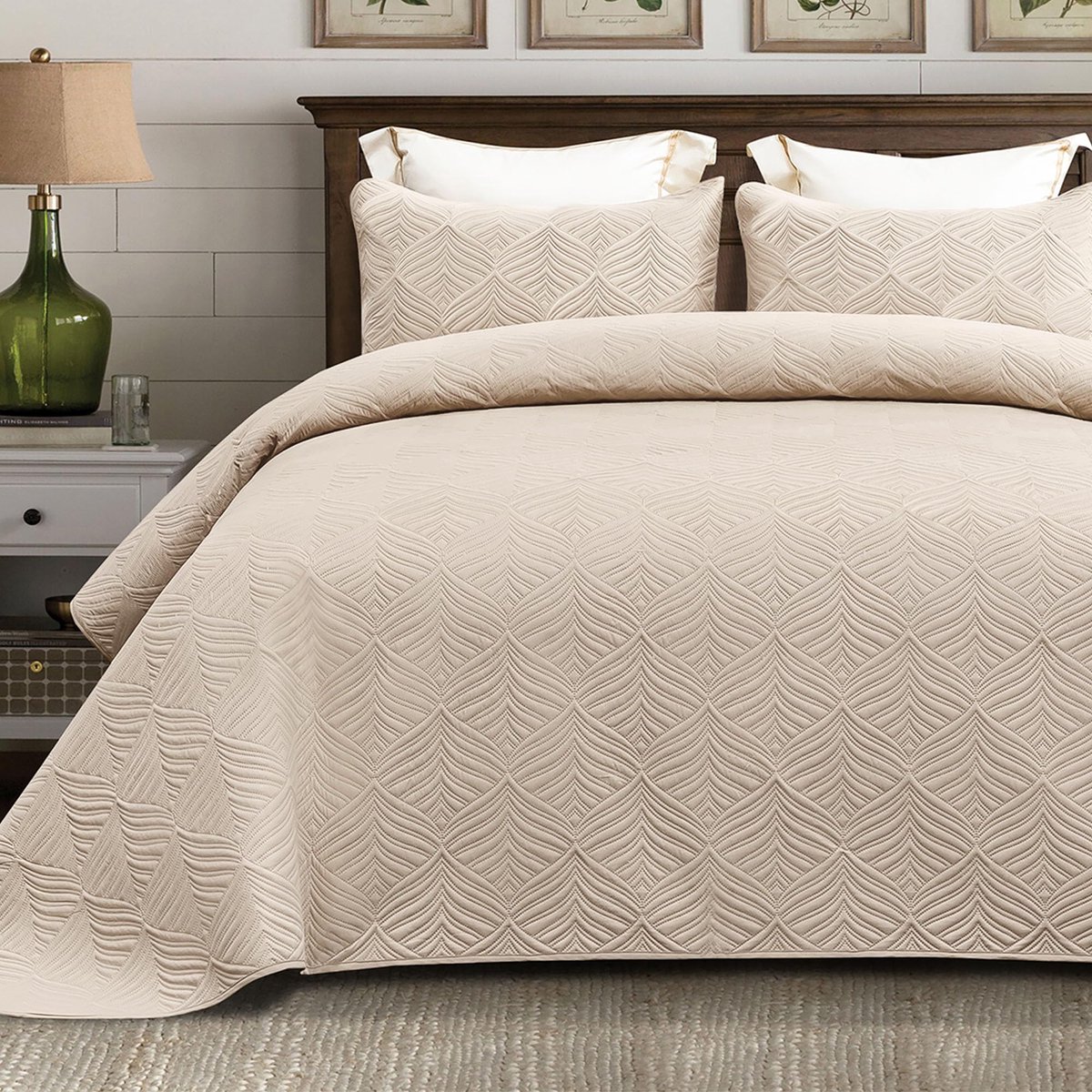 Azomor® Elegante en comfortabele bedsprei met kussenslopen voor elk seizoen