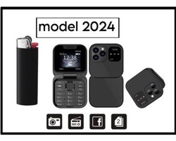 Kleine Opvouwbare Mobiele Telefoon GSM Facebook Fm Radio Mini Flip Telefoons 2 Card HD Camera