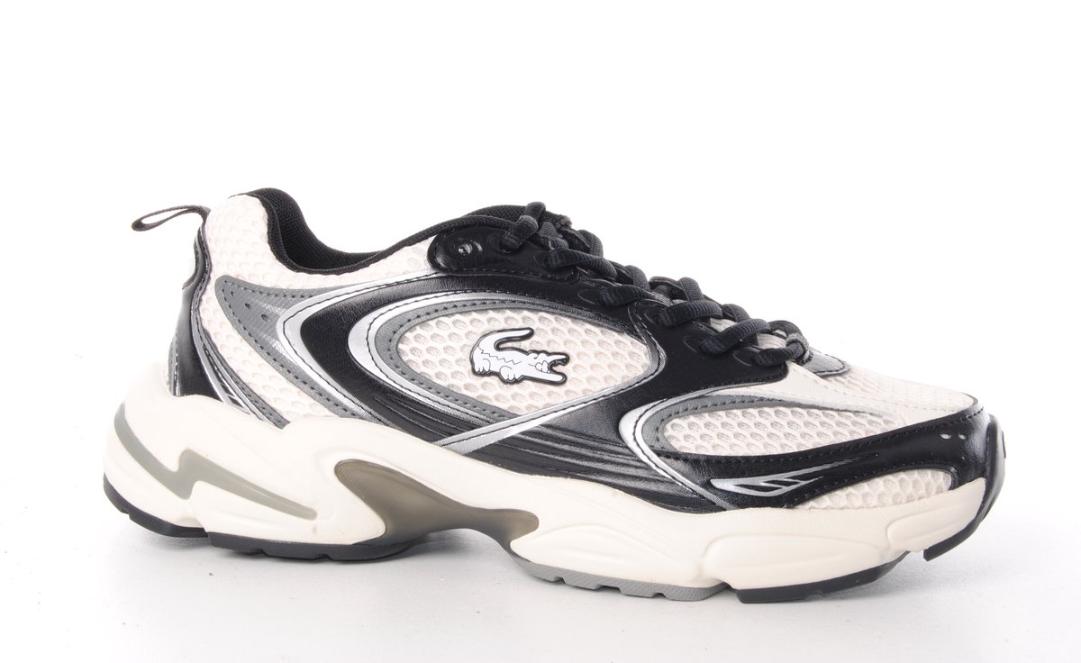 Lacoste dames sneaker Storm Sneaker leder en mesh Zwart