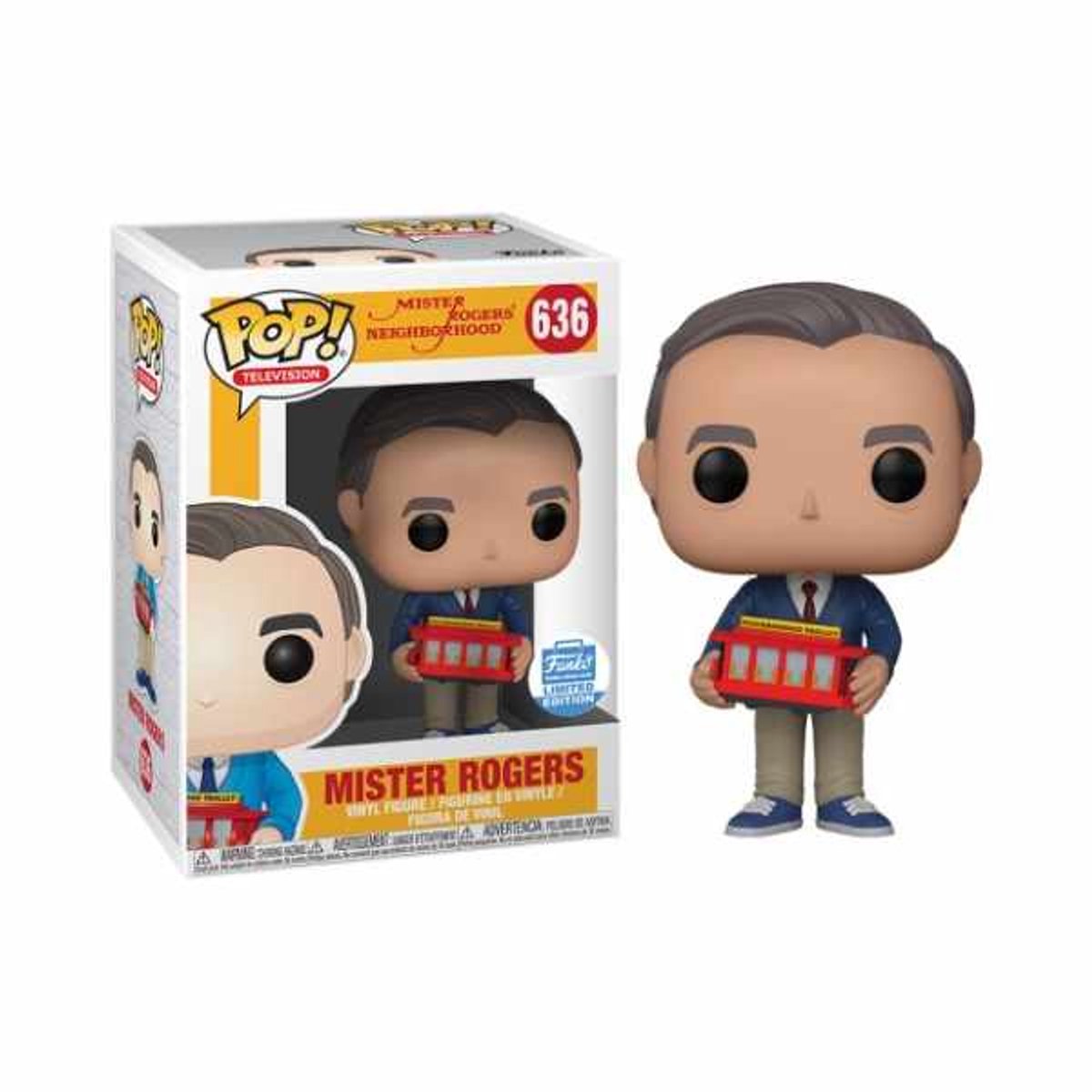 Funko Pop! Television: Mister Rogers Neighborhood - Mister Rogers #636 Funko Limited Edition