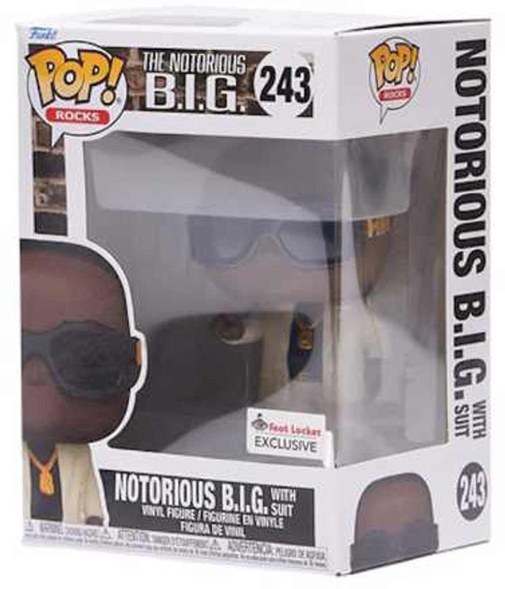 Funko PoP! The Notorious B.I.G. with Suit #243 - US Exclusive Special edition metallic look