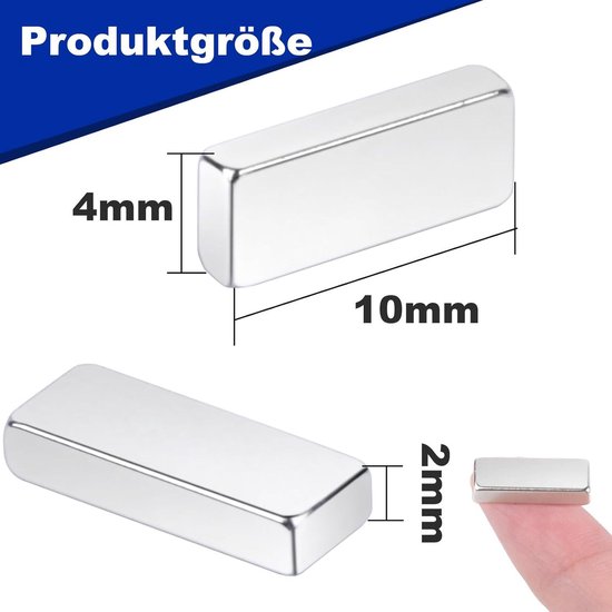 Neodym Würfel Magnete 40x40x20 mm 95KG Quader Neodym Würfel Magnete 40x40x20 mm 95KG Quader
